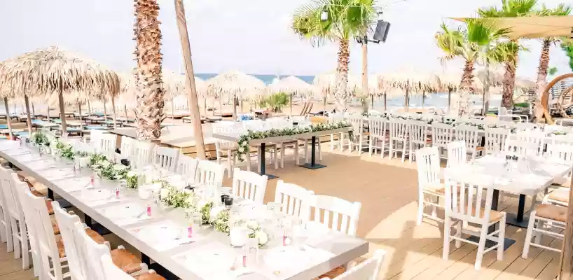 Beachfront Restaurant Wedding, Crete