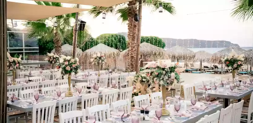 Beachfront Restaurant Wedding, Crete